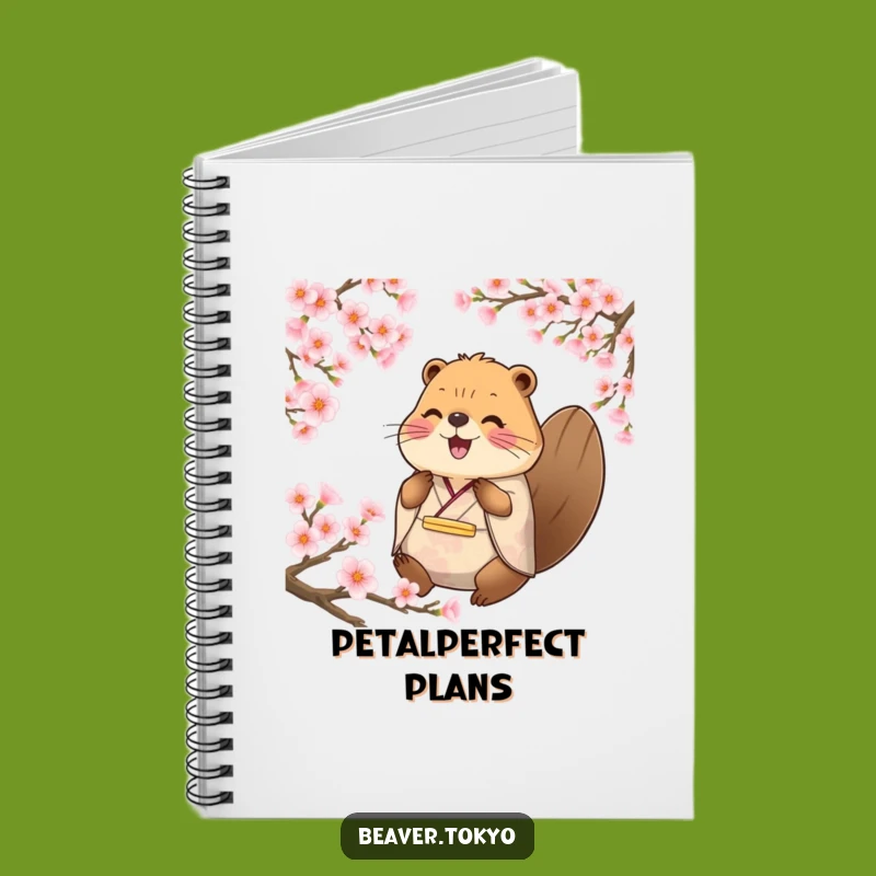 Funny Happy Beaver Notebook: Traditional Journal, Peaceful Thoughts Gift